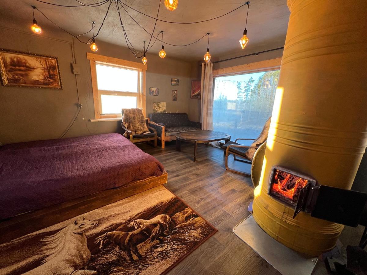 Private Farm Jakuzzi Sauna In The Forest Talsi Exterior foto
